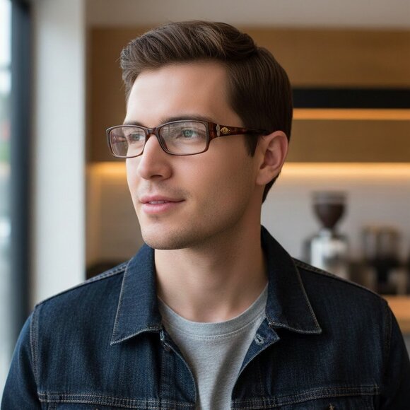 Adidas ah52 20 UNISEX Havana 6051 Optical/Prescription Eyeglasses Frame - Picture 4 of 15